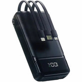 ASPOR A317 22.5W 30000MAH FAST CHARGING POWER BANK WITH 3 CABLES BLACK